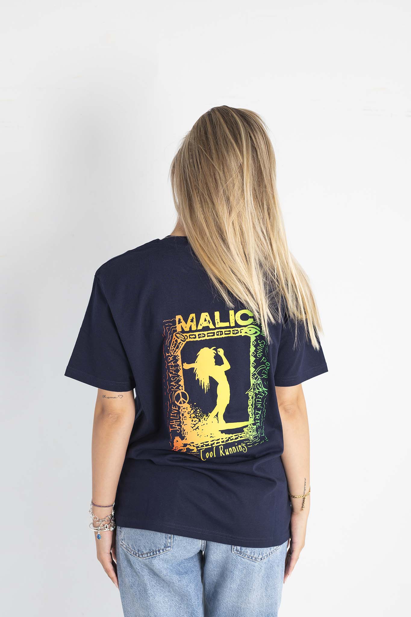 Camiseta COOL RUNNIN'S TRIBE azul marino