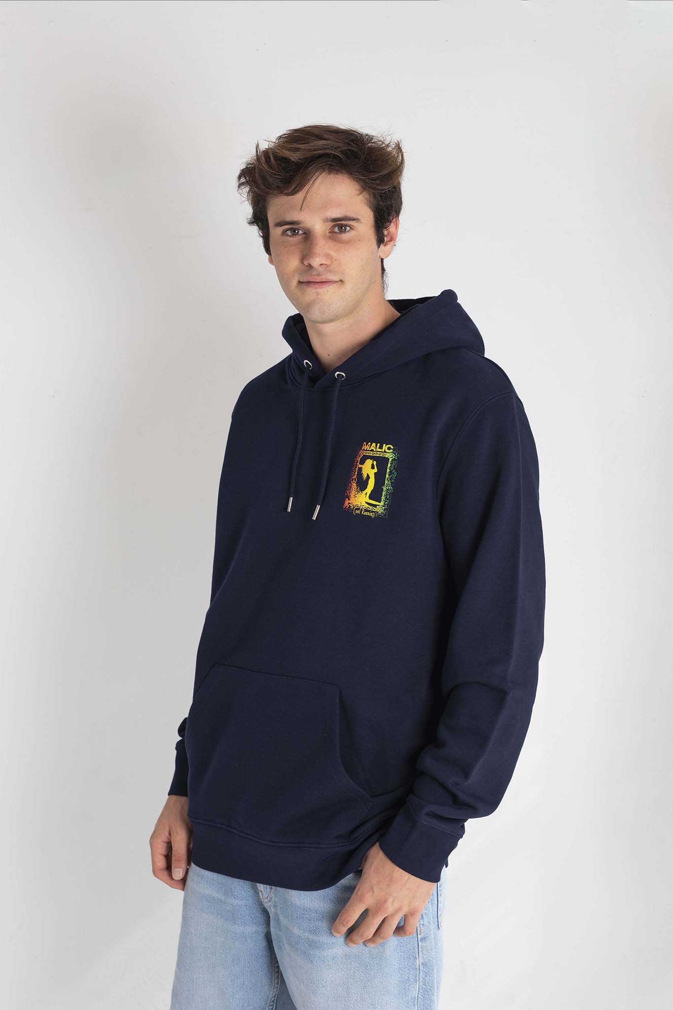 Hoodie COOL RUNNIN'S TRIBE azul marino