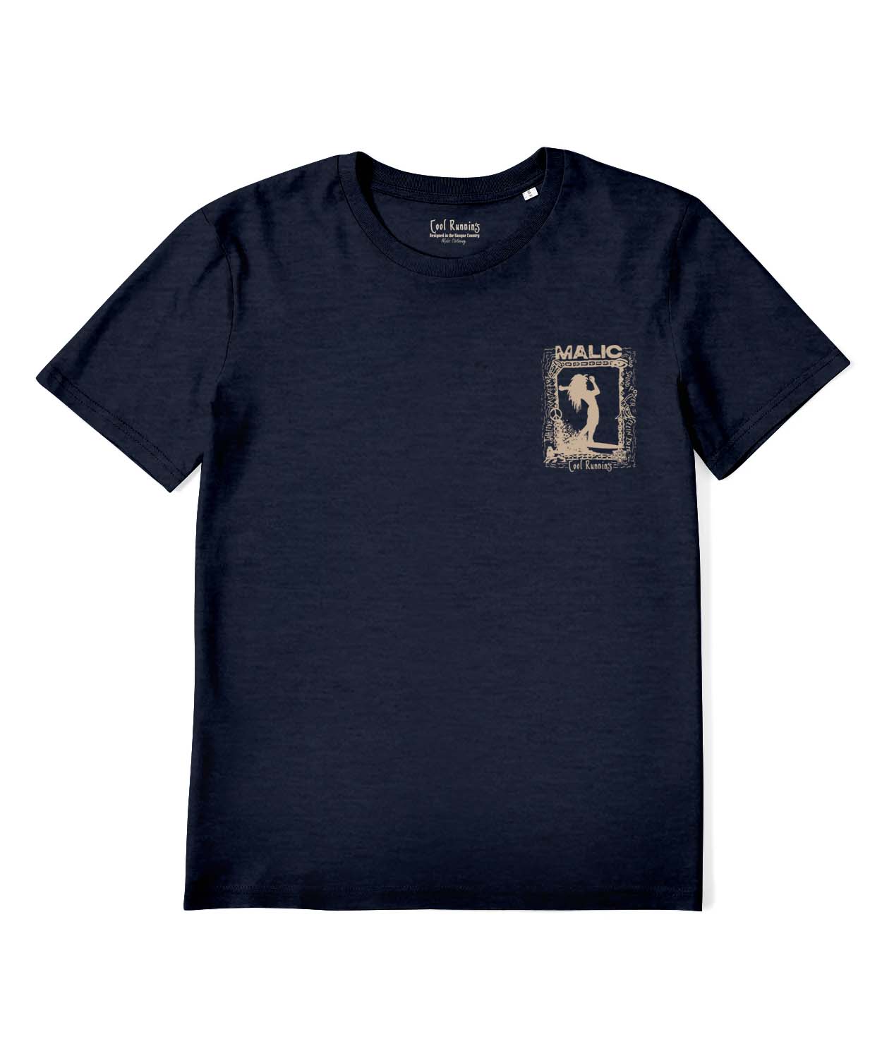 Camiseta COOL RUNNIN'S mellange marino