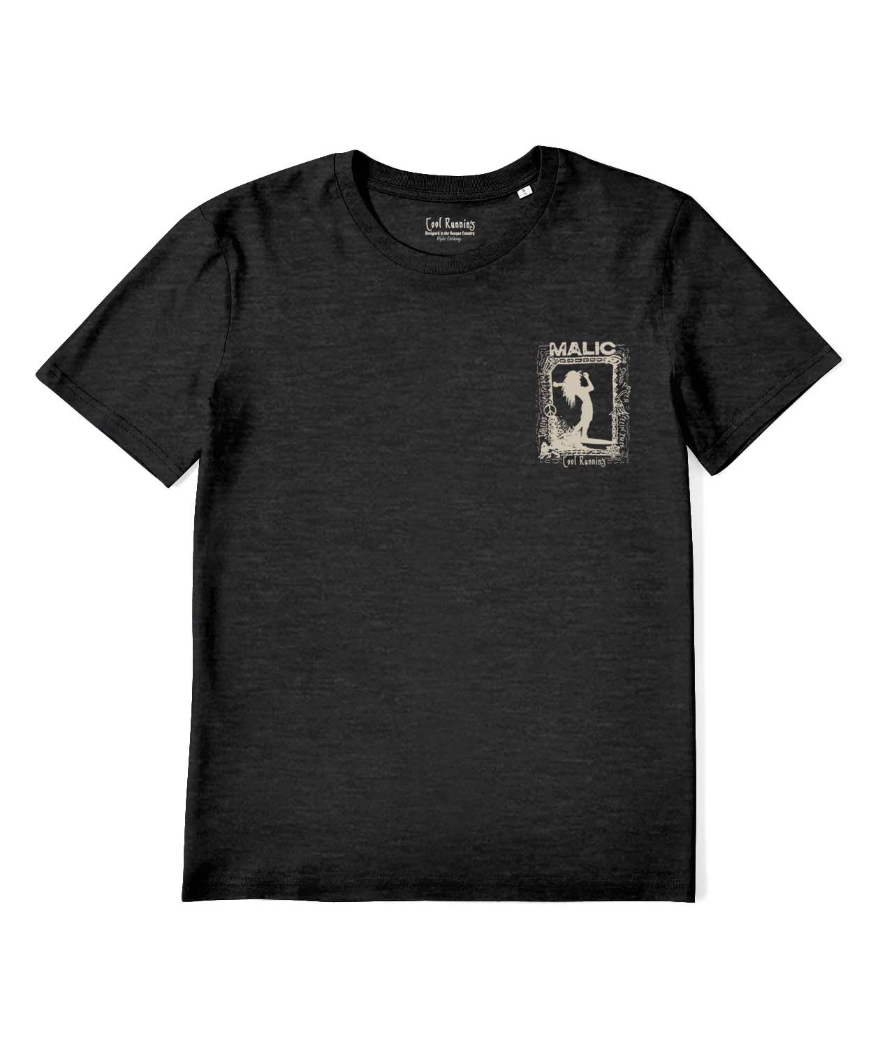 Camiseta COOL RUNNIN'S mellange gris oscuro
