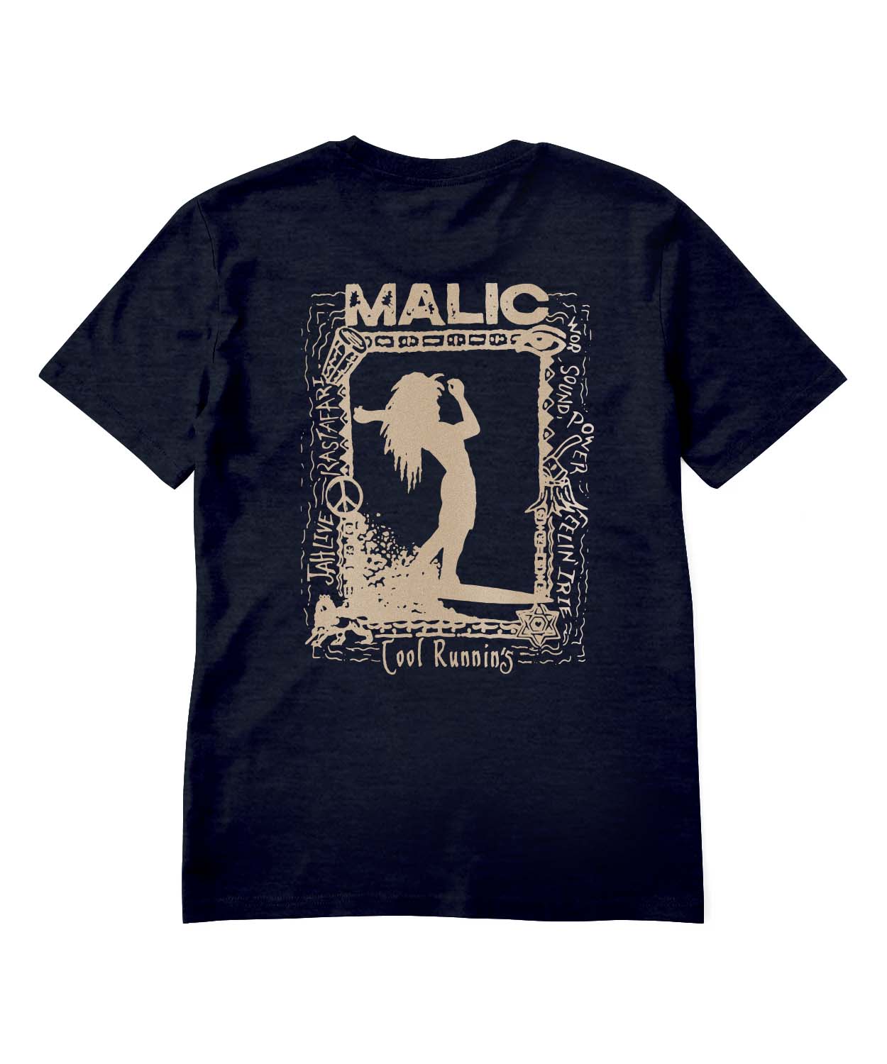 Camiseta COOL RUNNIN'S mellange marino