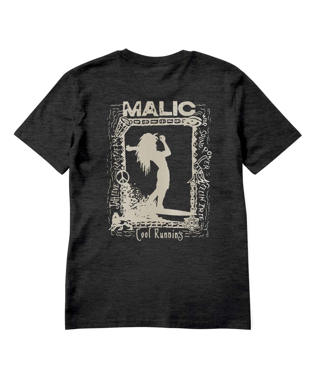 Camiseta COOL RUNNIN'S mellange gris oscuro