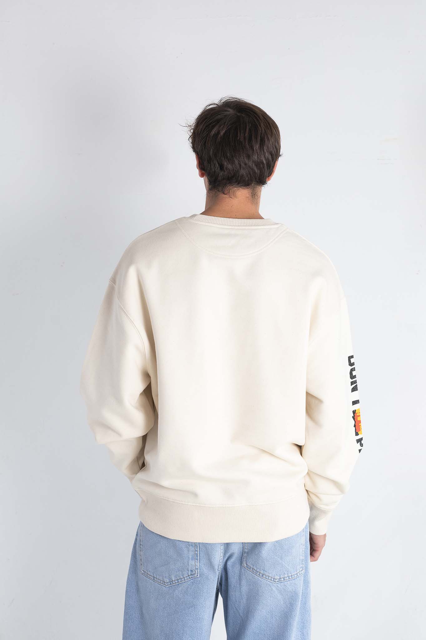 Sudadera DON'T PANIC beige natural