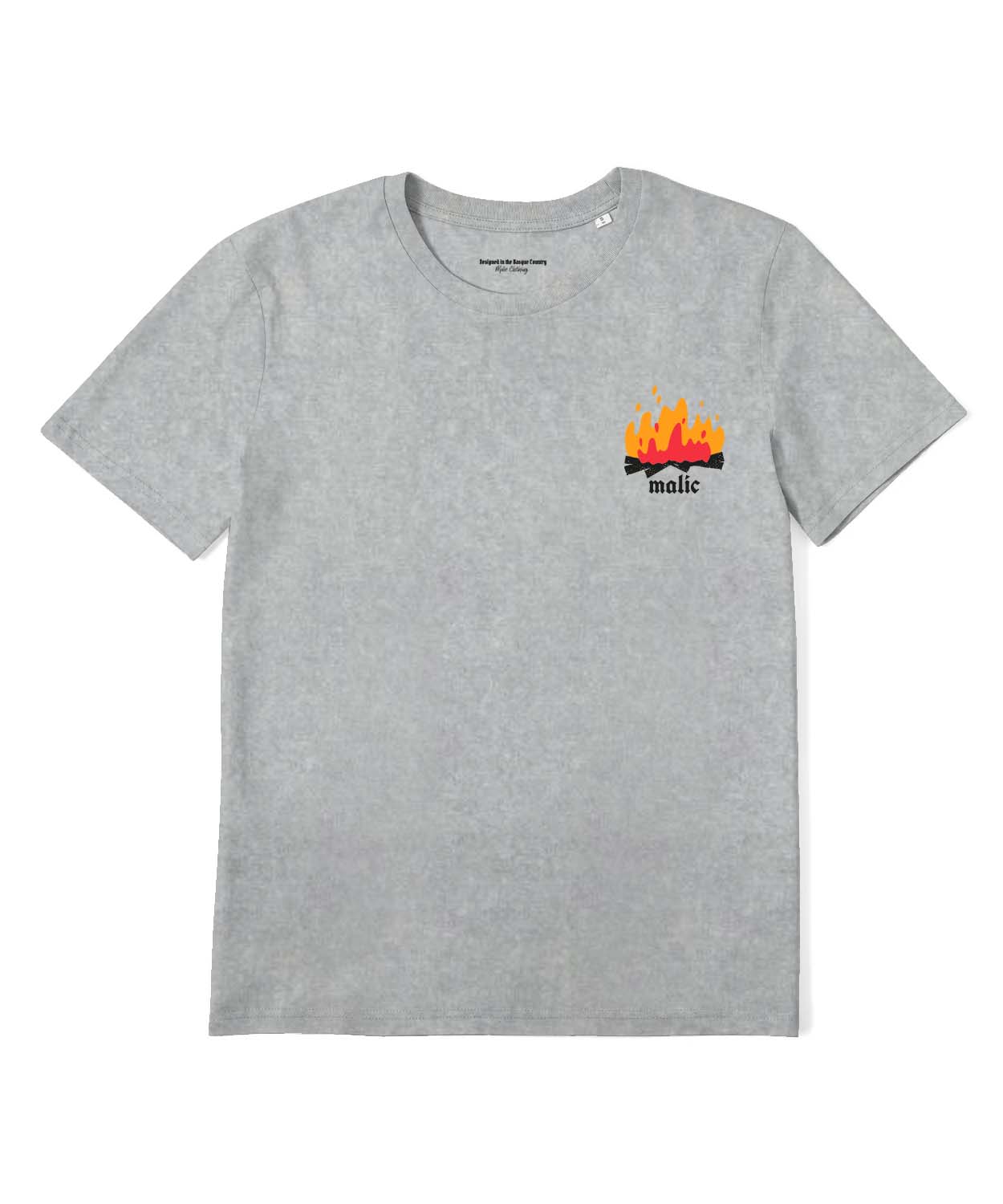 Camiseta DON'T PANIC gris vintage