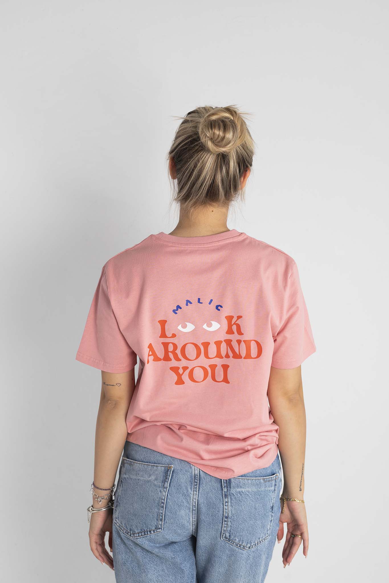 Camiseta LOOK AROUND rosa canyon