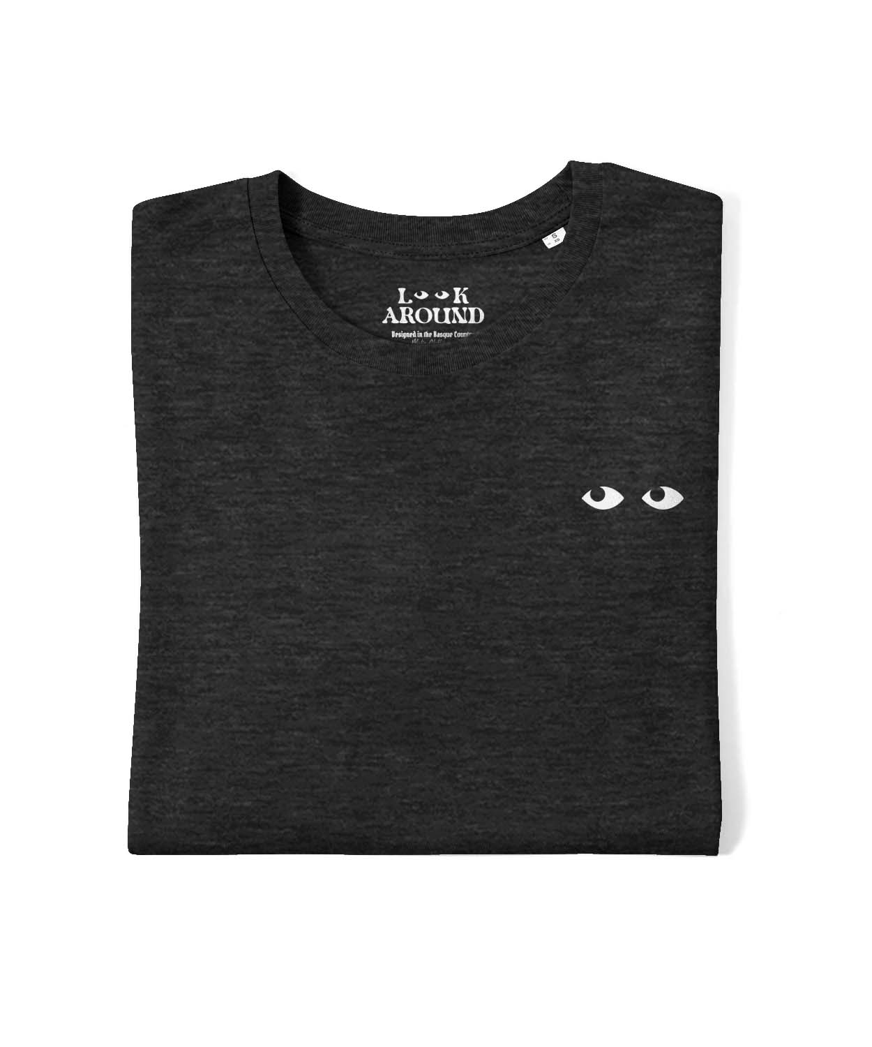 Camiseta LOOK AROUND gris mellange