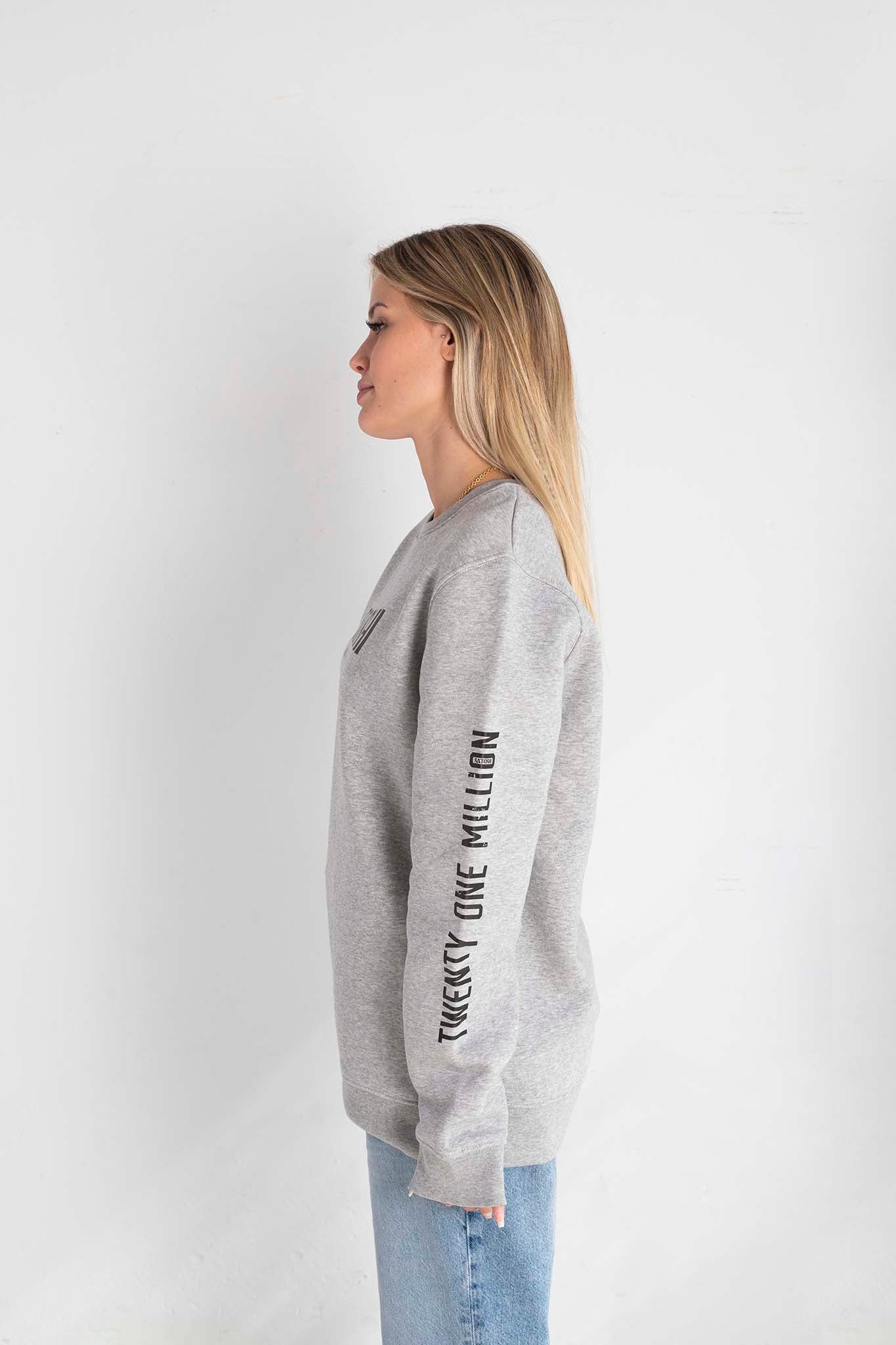 Sudadera SATOSHI gris mellange