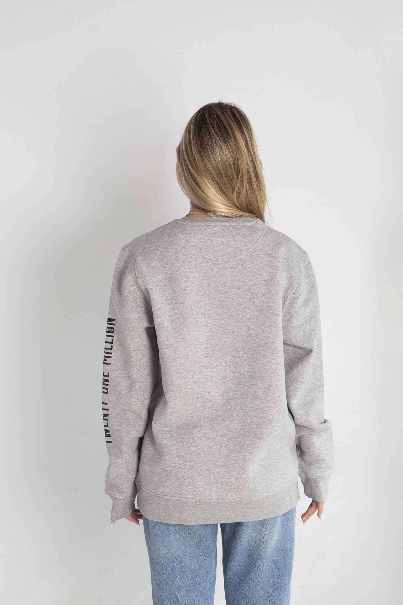 Sudadera SATOSHI gris mellange