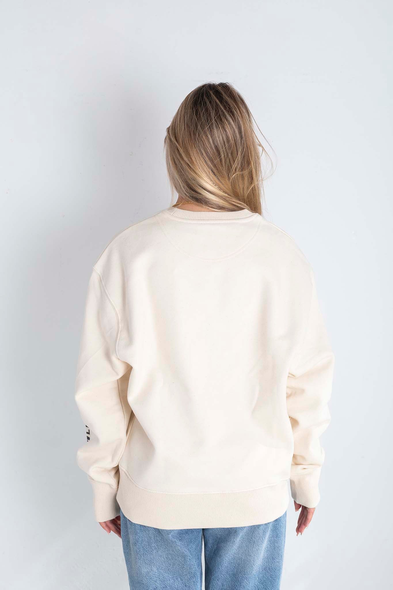 Sudadera SATOSHI beige natural