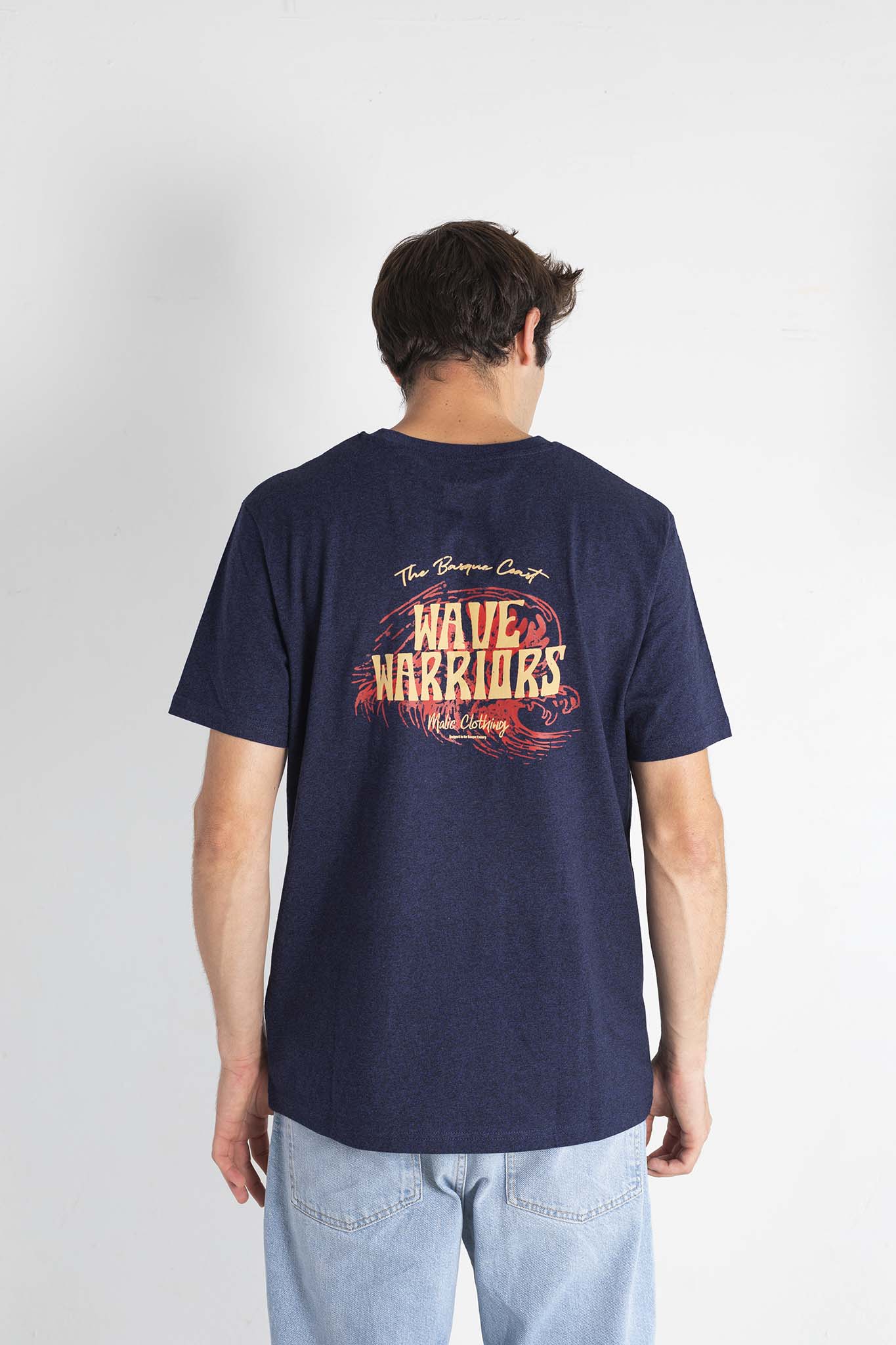 Camiseta WAVE WARRIORS mellange marino