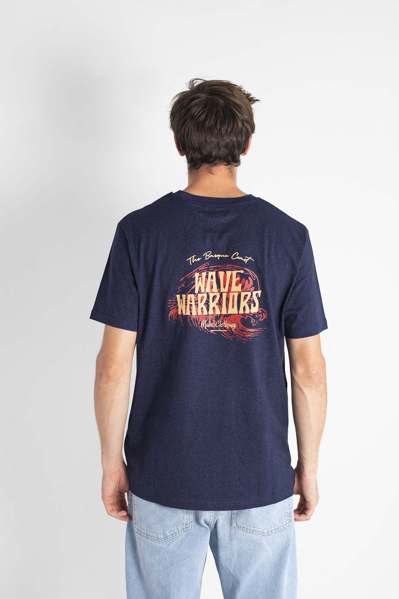 Camiseta WAVE WARRIORS mellange marino