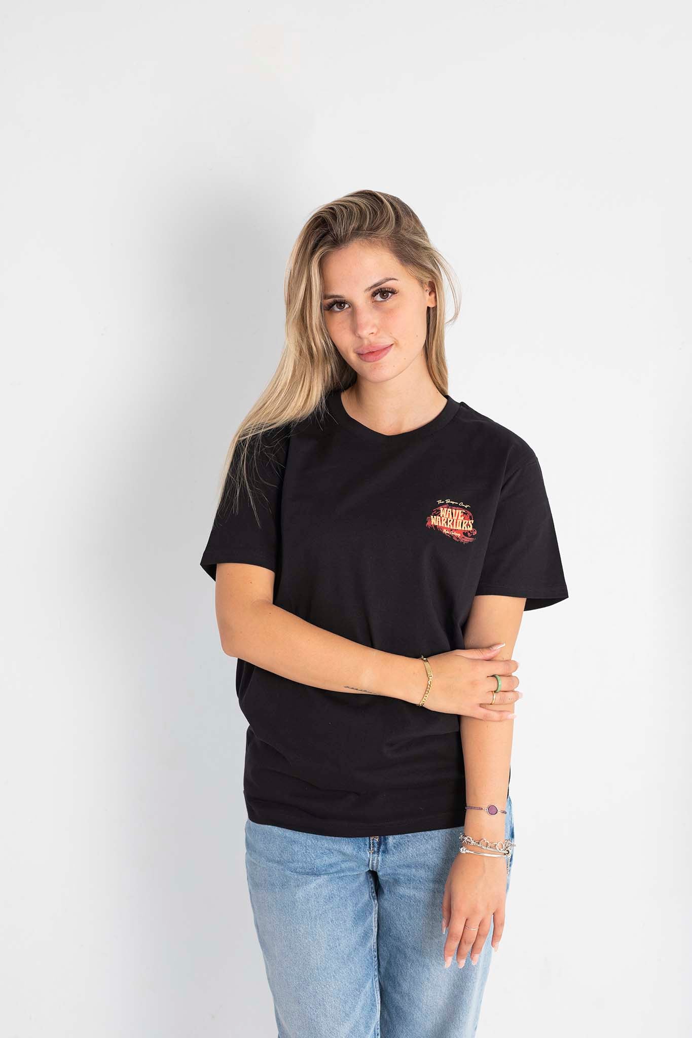Camiseta WAVE WARRIORS negra