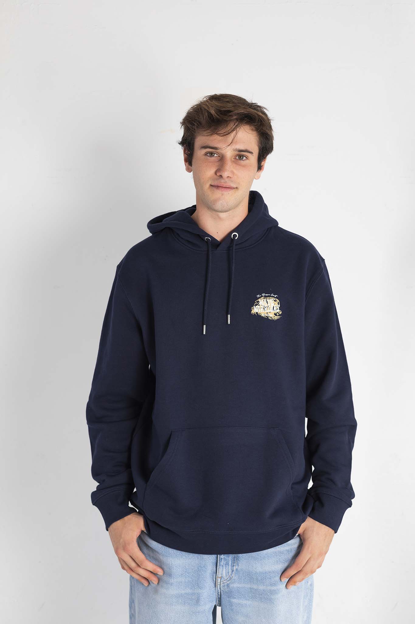 Hoodie WAVE WARRIORS azul marino