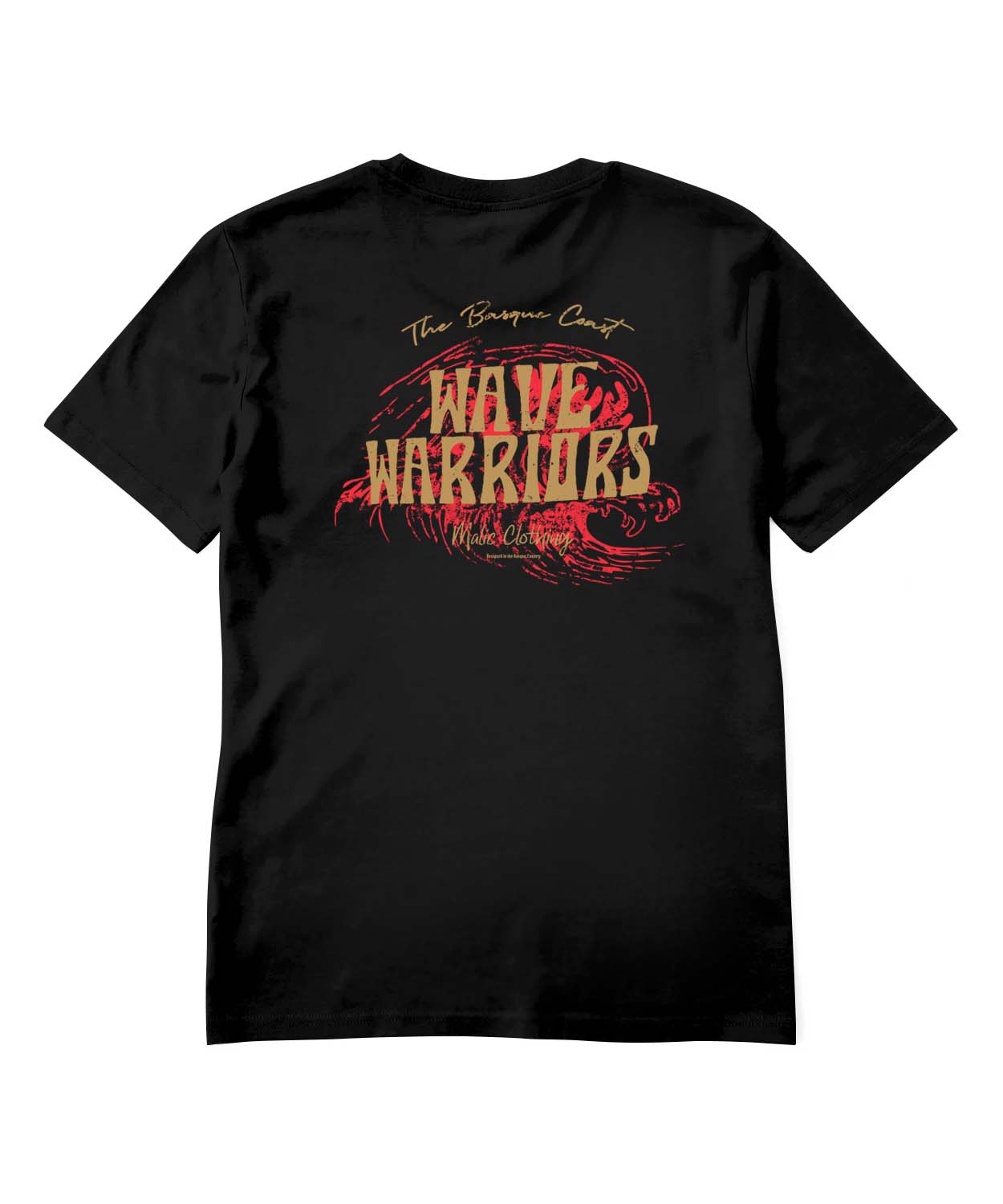 Camiseta WAVE WARRIORS negra