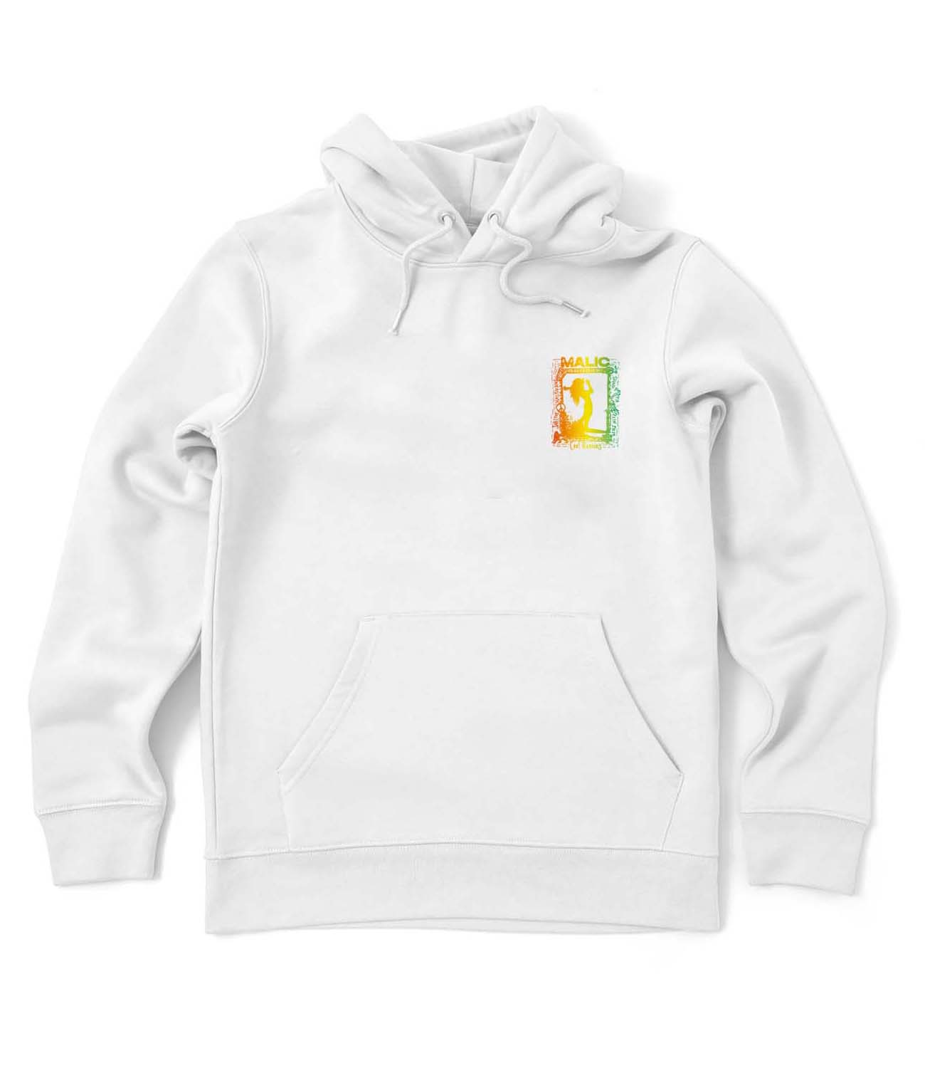 Hoodie COOL RUNNIN'S TRIBE blanca