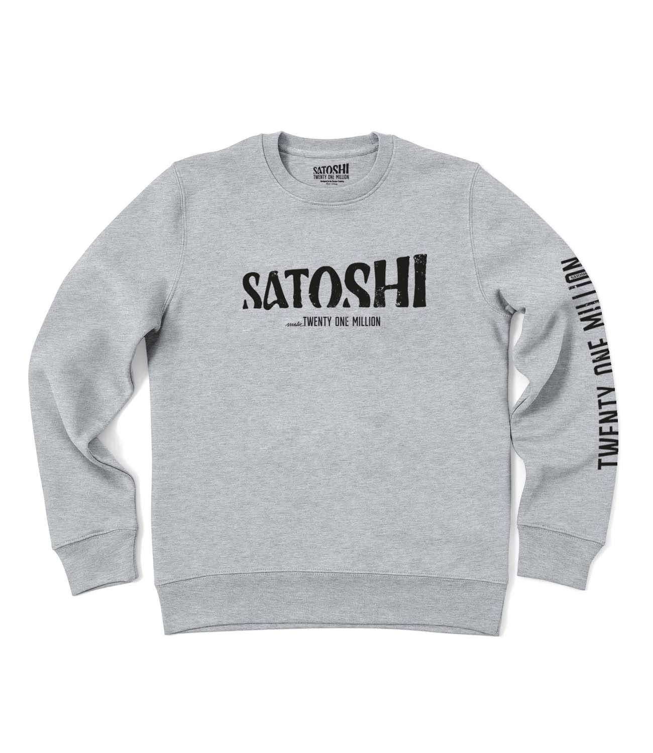 Sudadera SATOSHI gris mellange