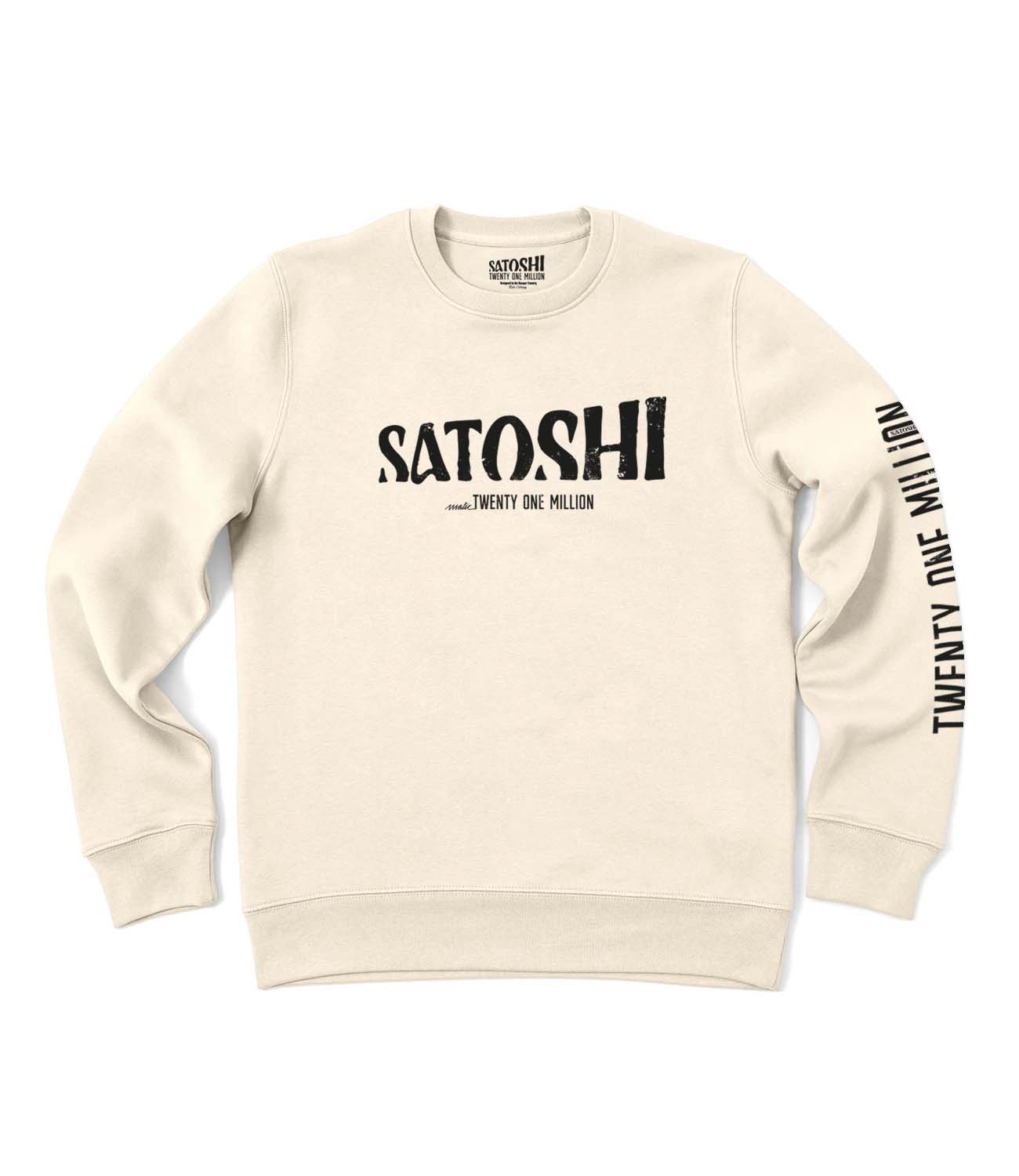 Sudadera SATOSHI beige natural
