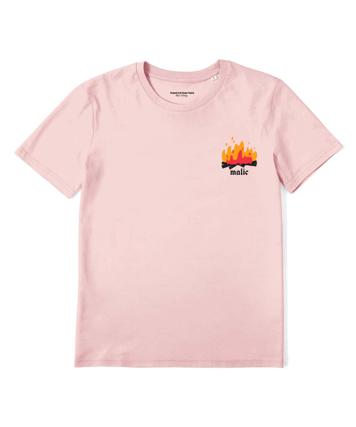 Camiseta DON'T PANIC rosa