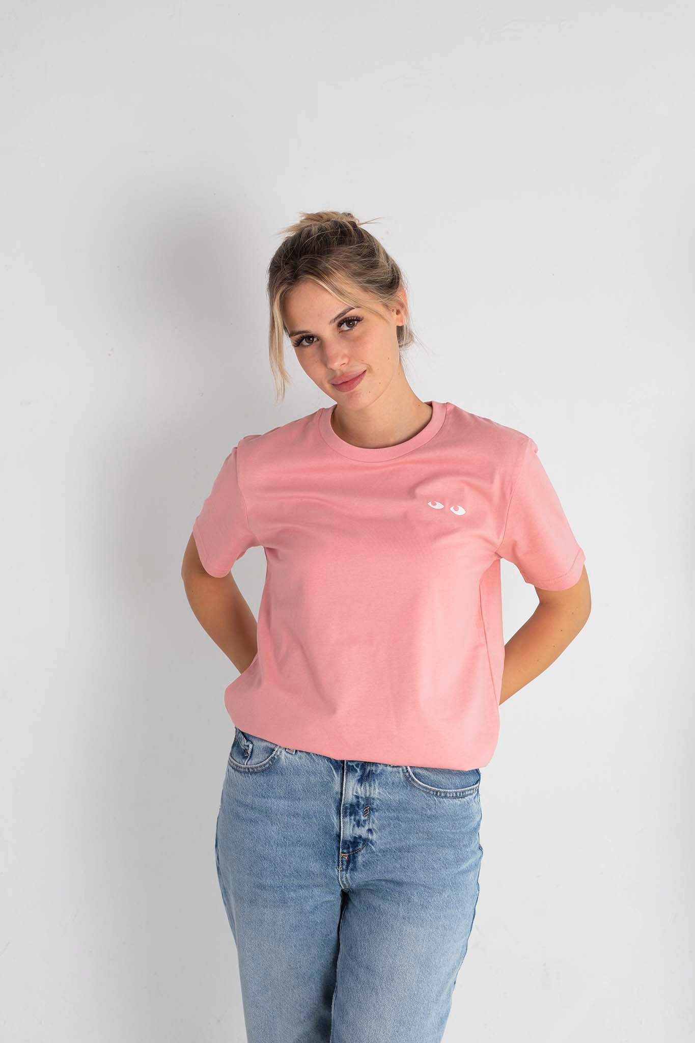 Camiseta LOOK AROUND rosa canyon