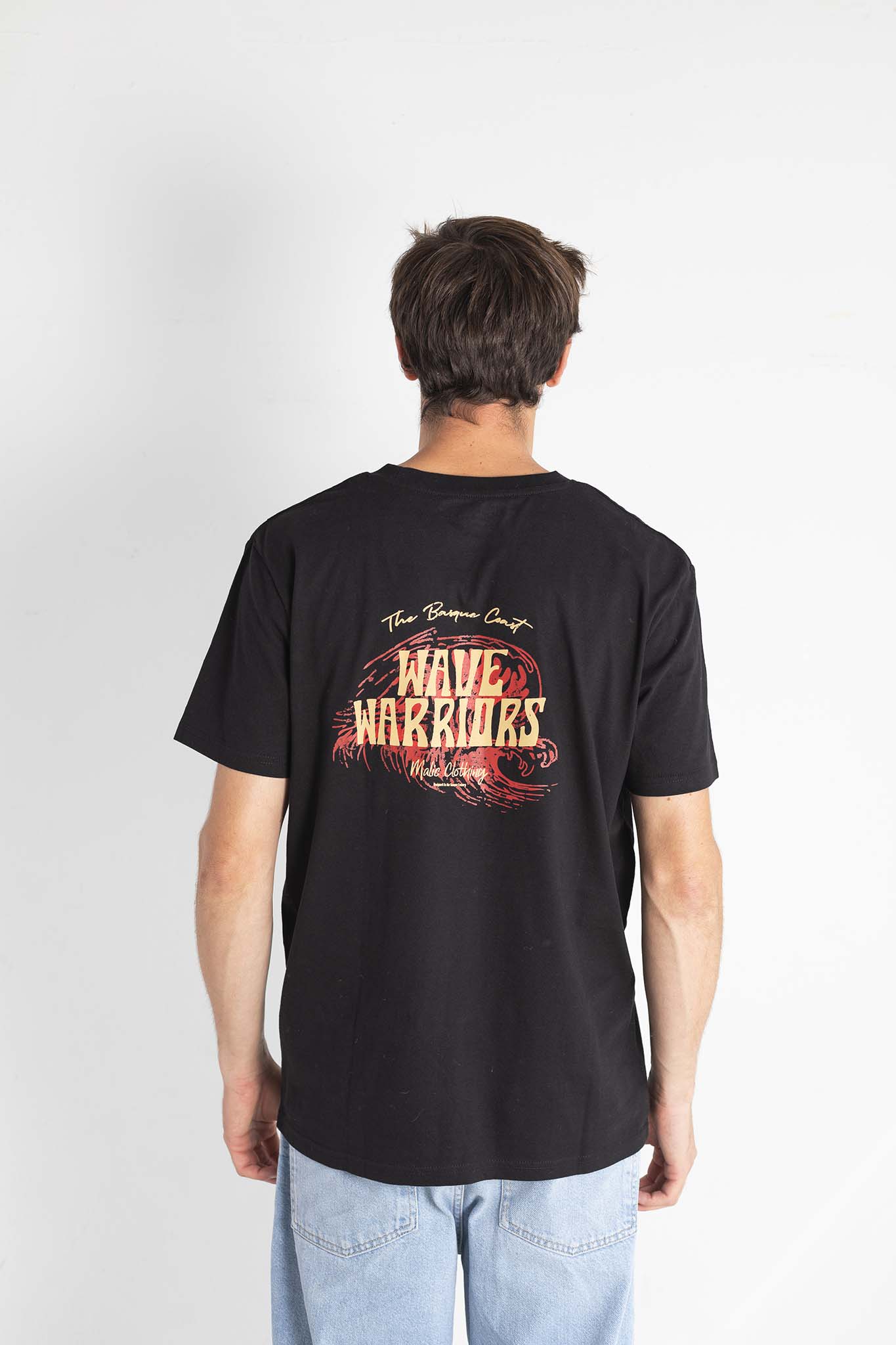 Camiseta WAVE WARRIORS negra
